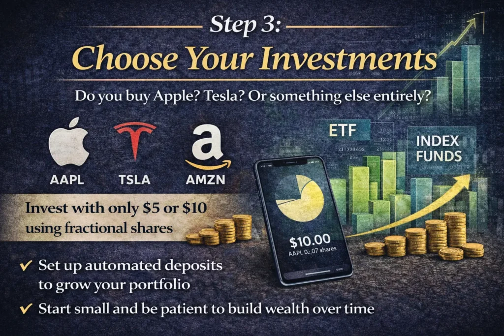 choose your investment