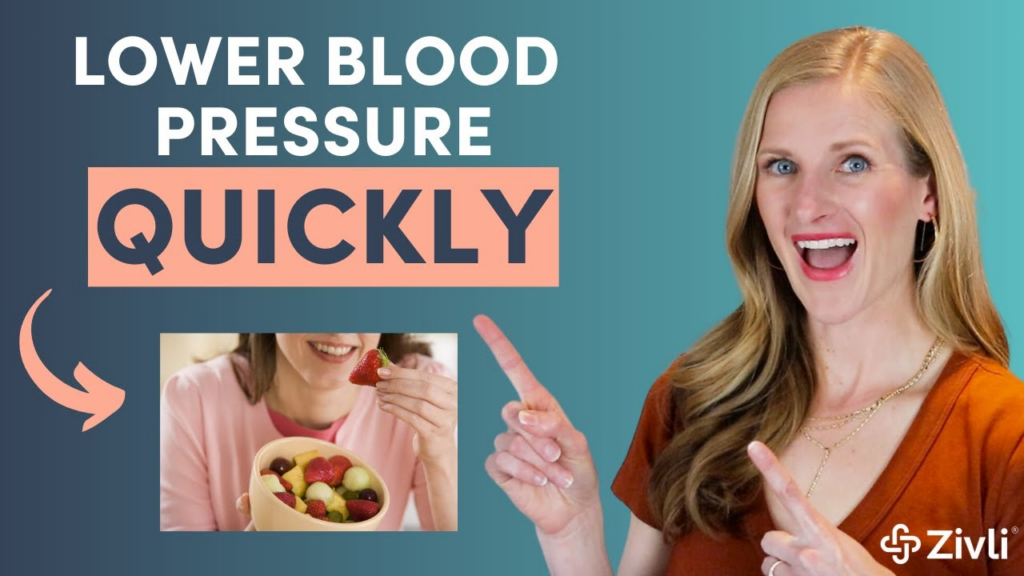 how to lower blood pressure quickly