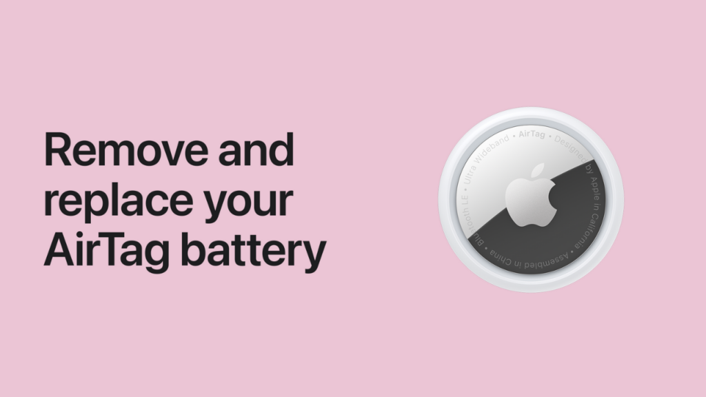 how to replace airtag battery