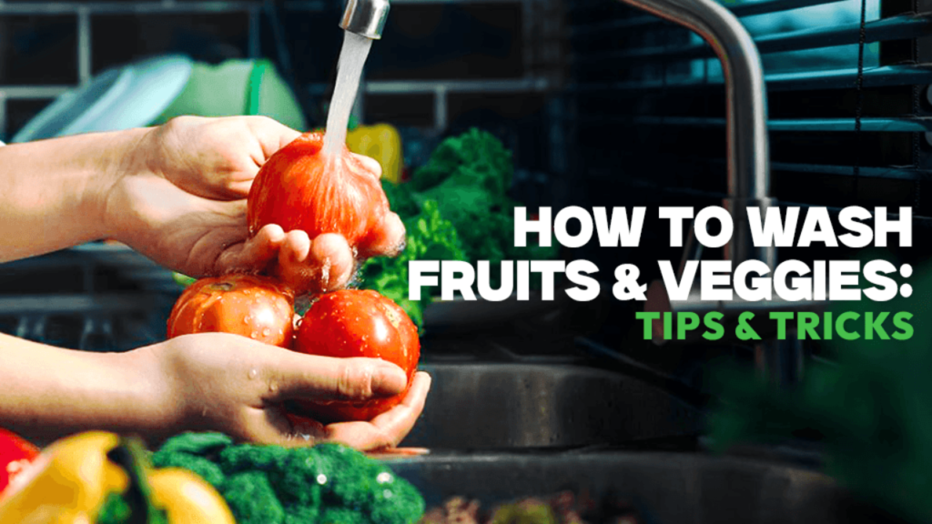 how to wash fruit