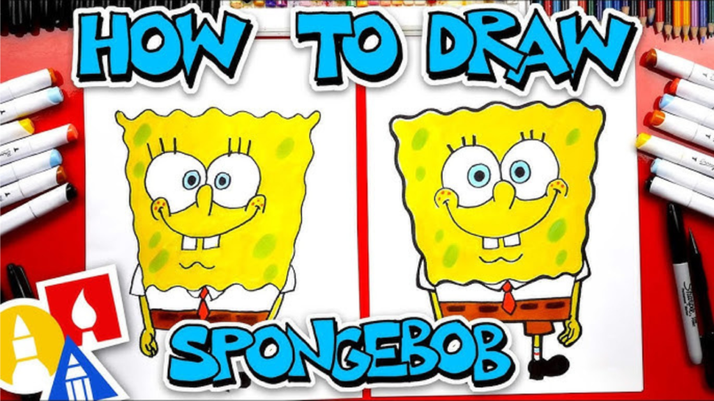 how to draw spongebob