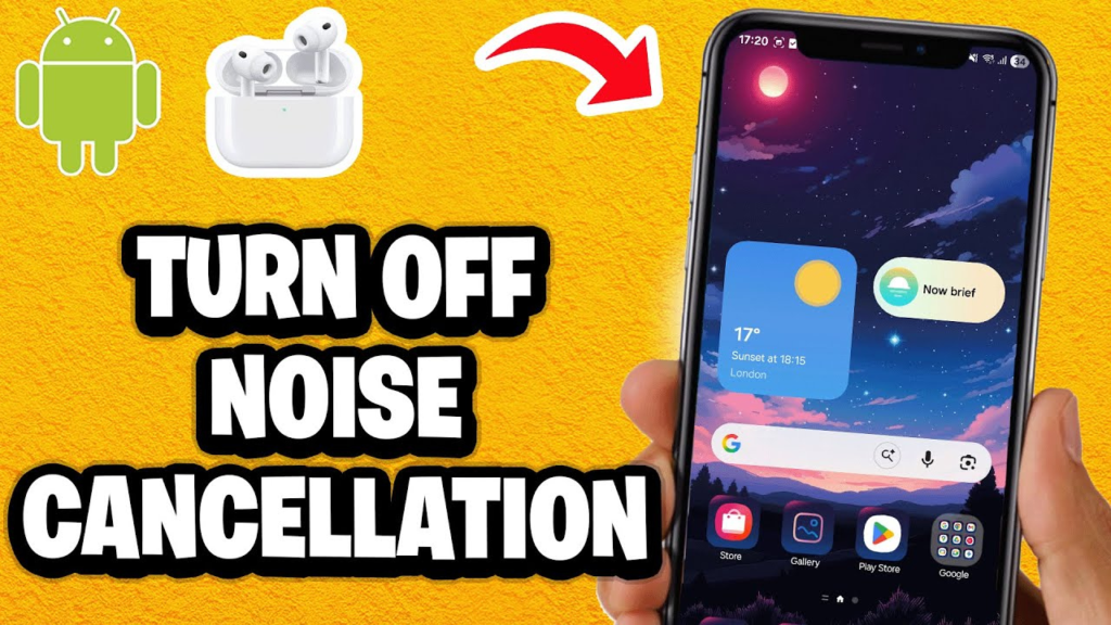 how to turn on noise cancelling on airpods