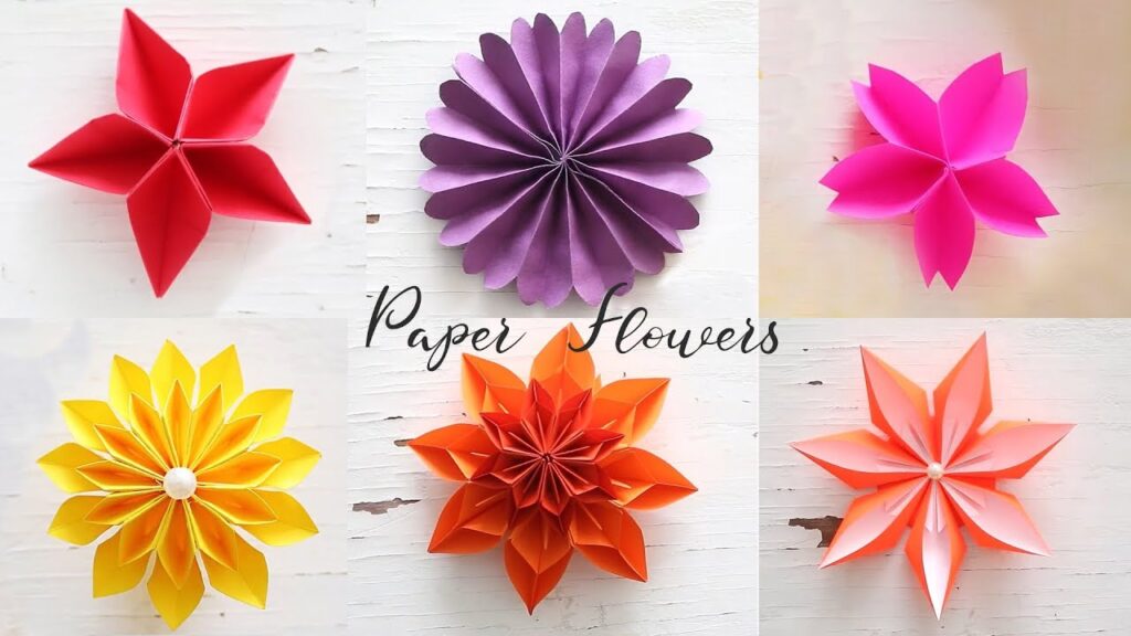 how to make a paper flower
